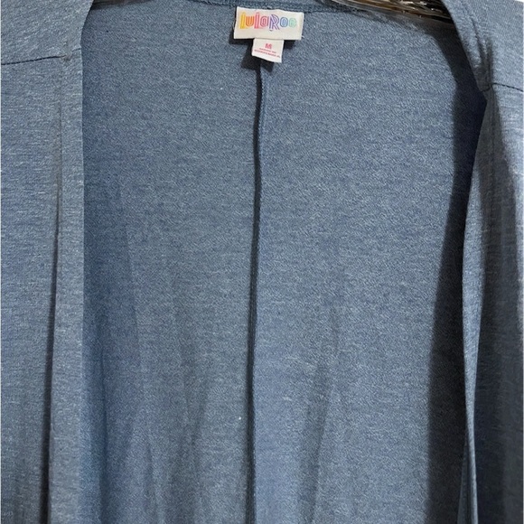 LuLaRoe Lindsay Kimono-Blue-Size Medium - Picture 2 of 5